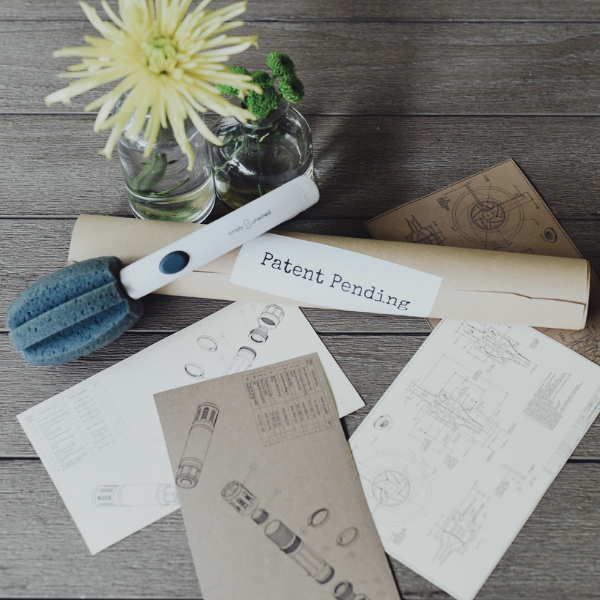 The Wine Brush has a Patent Pending on its design