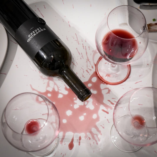 Westwood Legend Red Blend and Red Wine Spill
