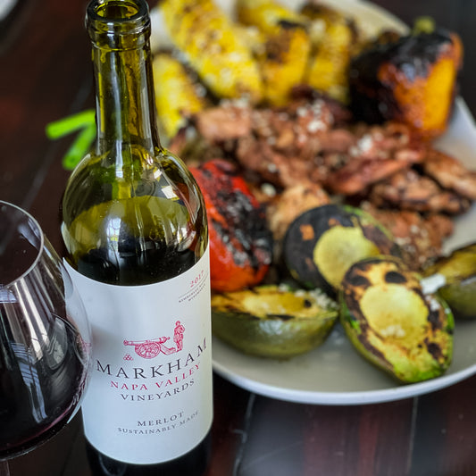 Markham Merlot and Grilled Vegetables