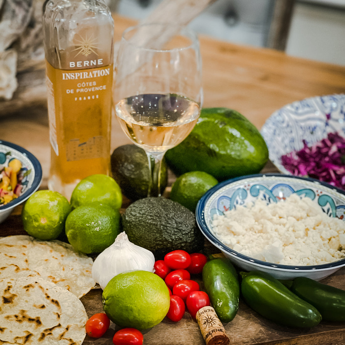Inspiration Rose Wine and Taco Tuesday
